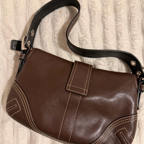 Vintage Coach soho leather shoulder bag brown - Picture 2 of 8
